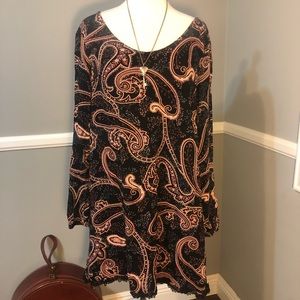 Boho style loose fitting Dress